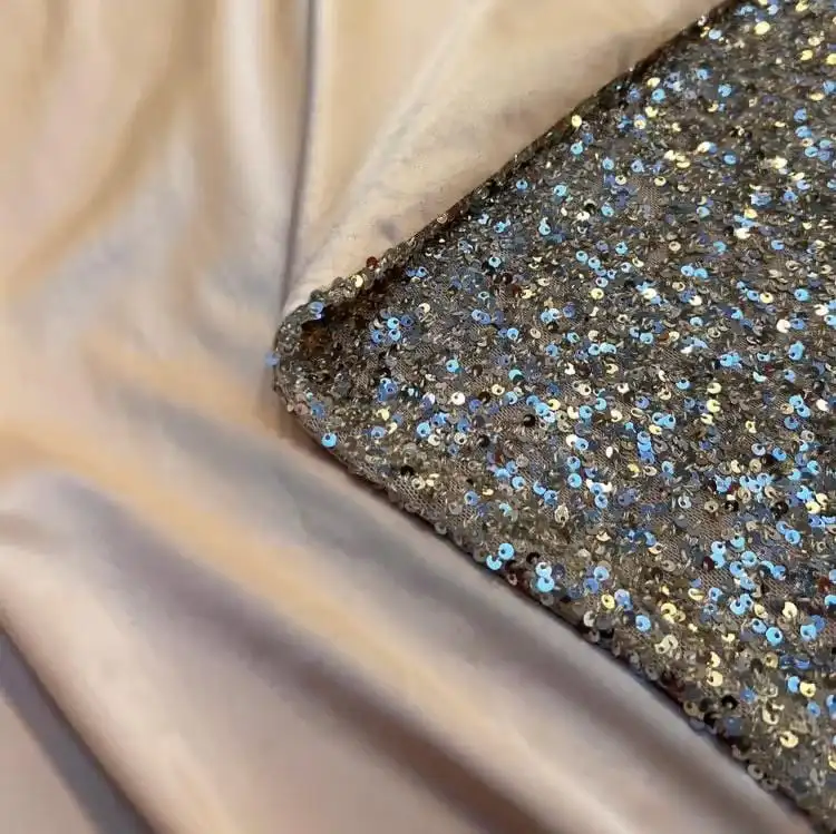 Sequin Tie Wrap Mini Skirt