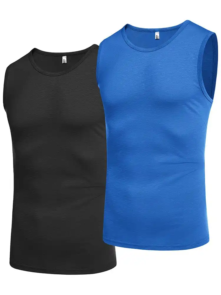 Soft Rib Muscle Cut Tank Top