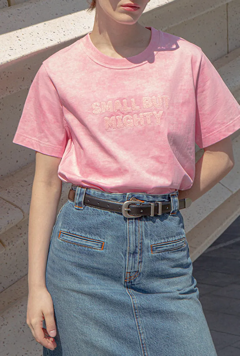 Cotton T-shirt - Pink