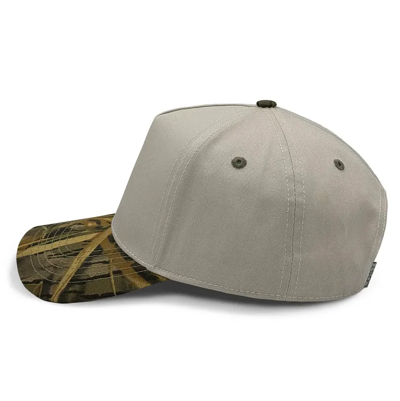 Curved Bill Hybrid Snapback Cap
