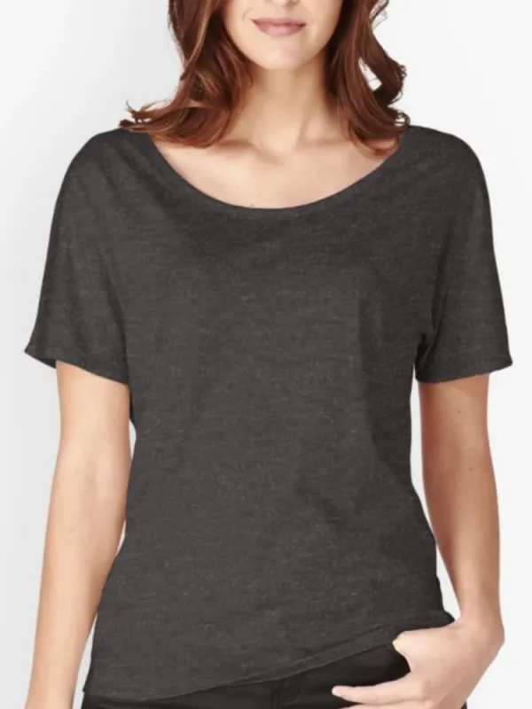Women's geometric floral pattern printed round-neck short-sleeved T-shirt