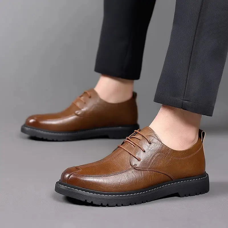 Leather Derby Business Shoes