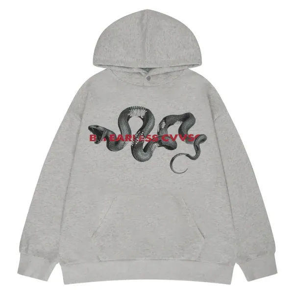 Snake 3D Serpent Hoodie