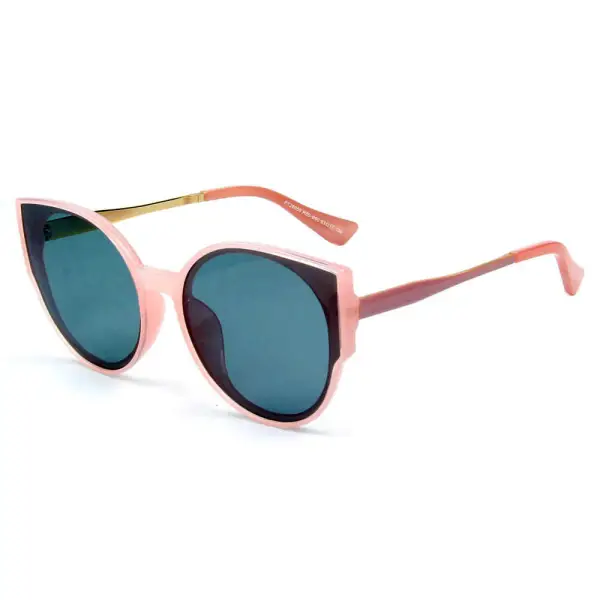 Round Cat-Eye Polarized Modern Profile Sunglasses