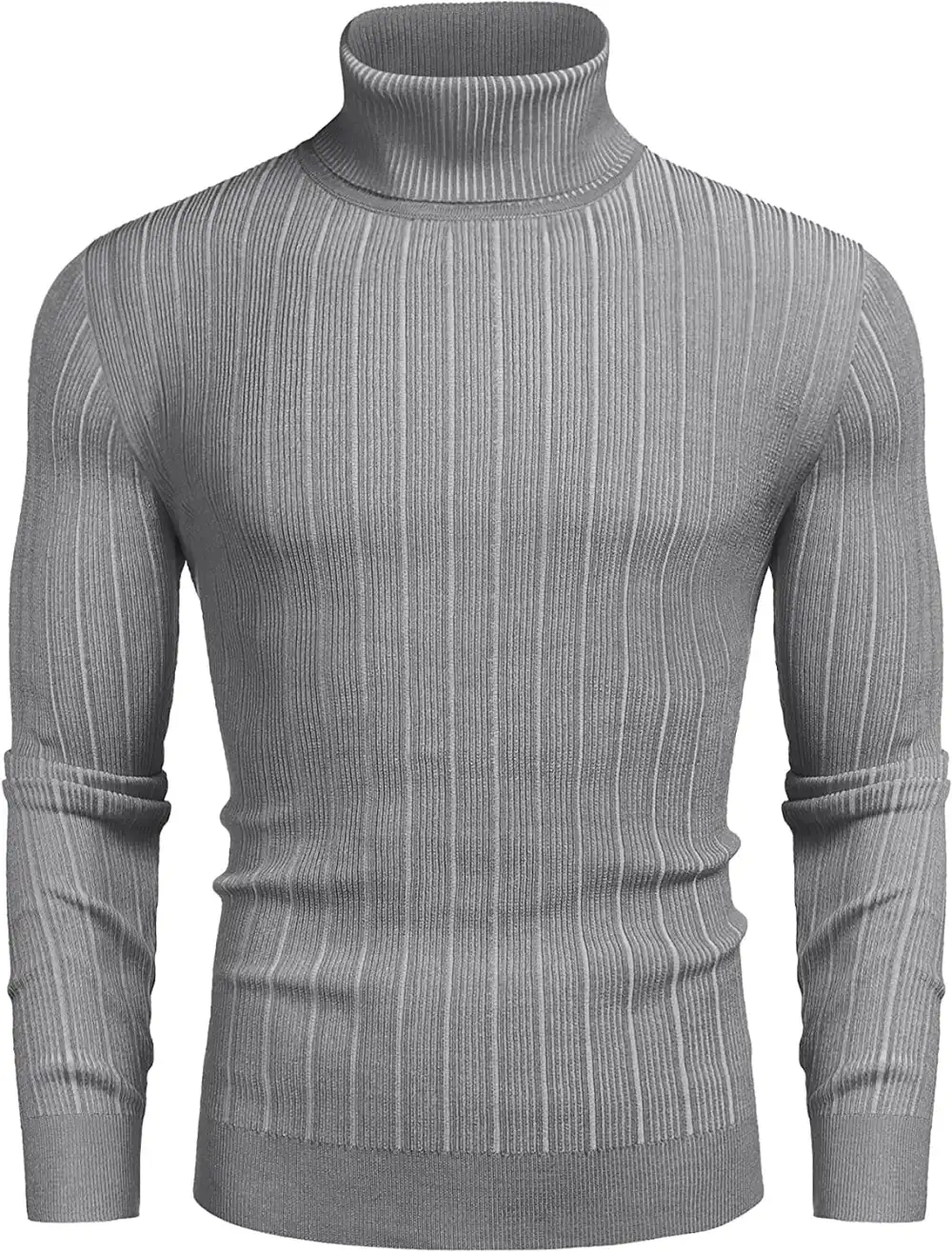 Slim Fit Knitted High Neck Pullover Sweaters Jeans