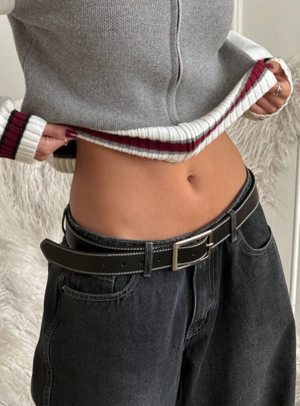 Contoured Buckle Belt