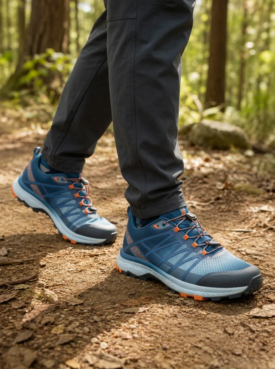Men's Traverse Hiking Mountain Pattern Printed Shoes