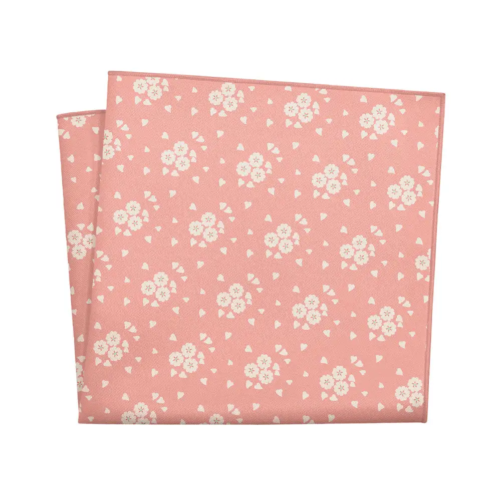 Elegant Classic Floral Pocket Square