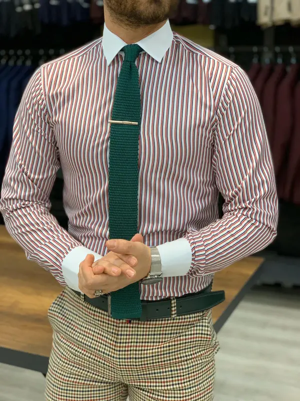 Classic Relaxed Slim Fit Cotton Casual Shirt