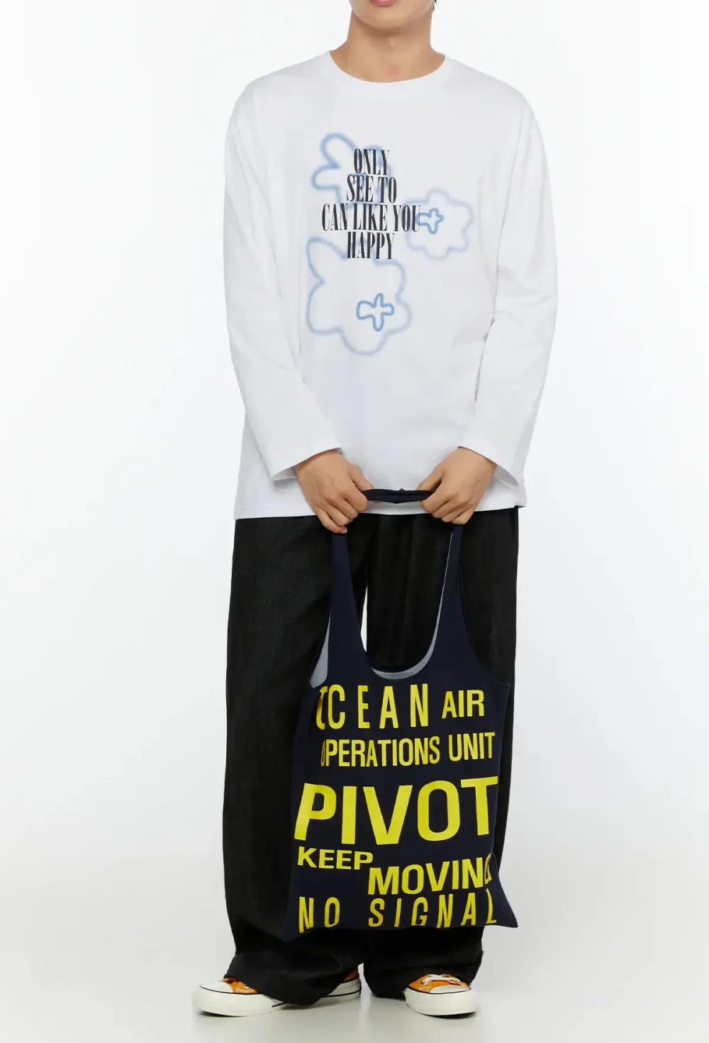 Men's Cloud Graphic Long Sleeve Tee