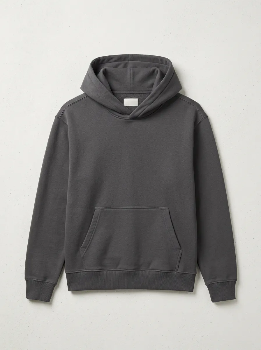 Modern Minimalist Solid Classic Look Men's Hoodie