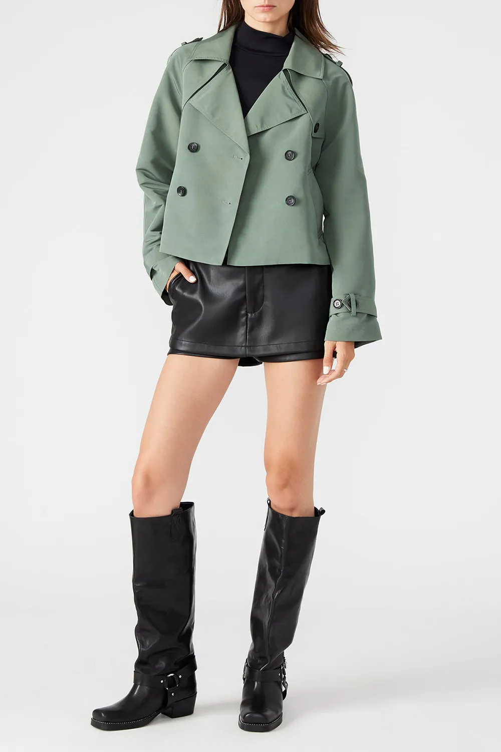 SKINNY JACKET KHAKI