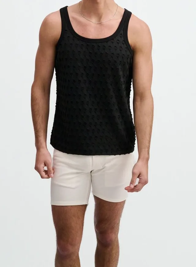 Soft Textured Knit Tank Top