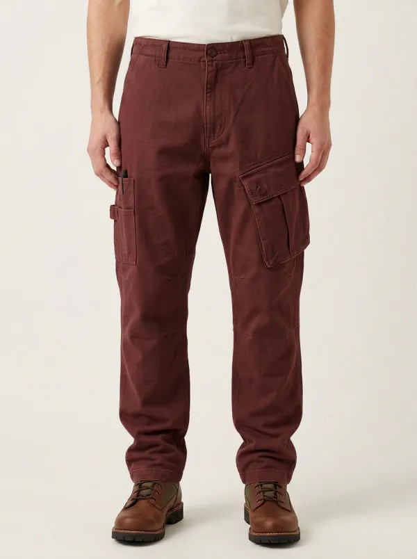 Men's Relaxed Canvas Tactical Outdoor Cargo Pants