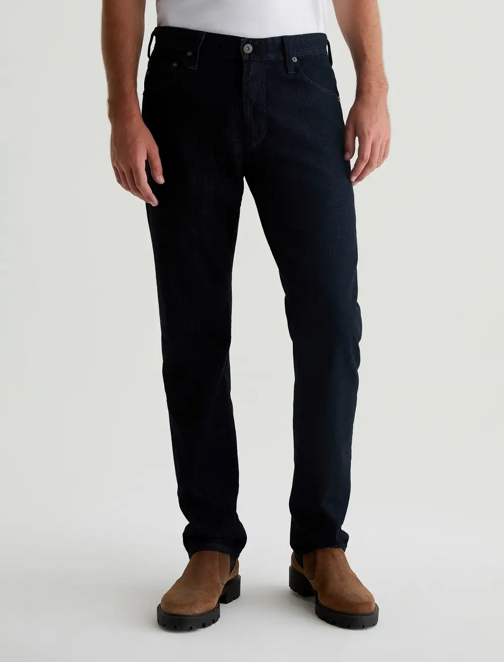 Men's Slim Straight Mid Rise Super Stretch Jeans