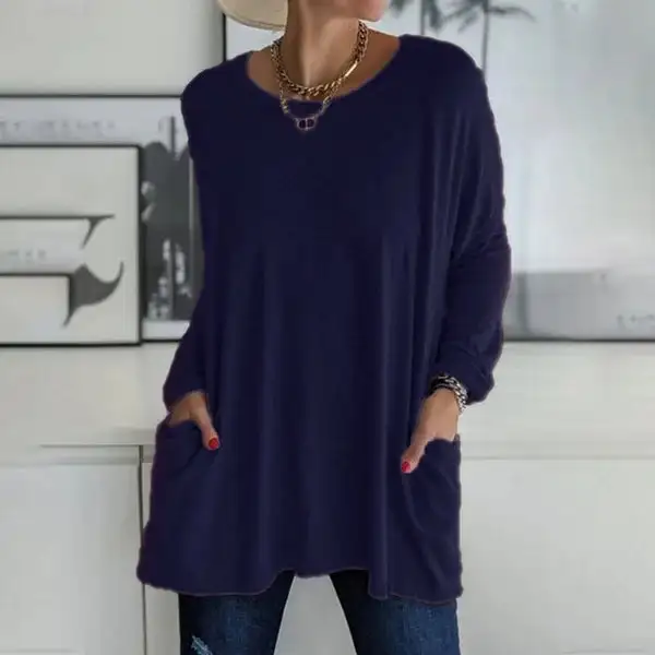  Relaxed Long Sleeve Top
