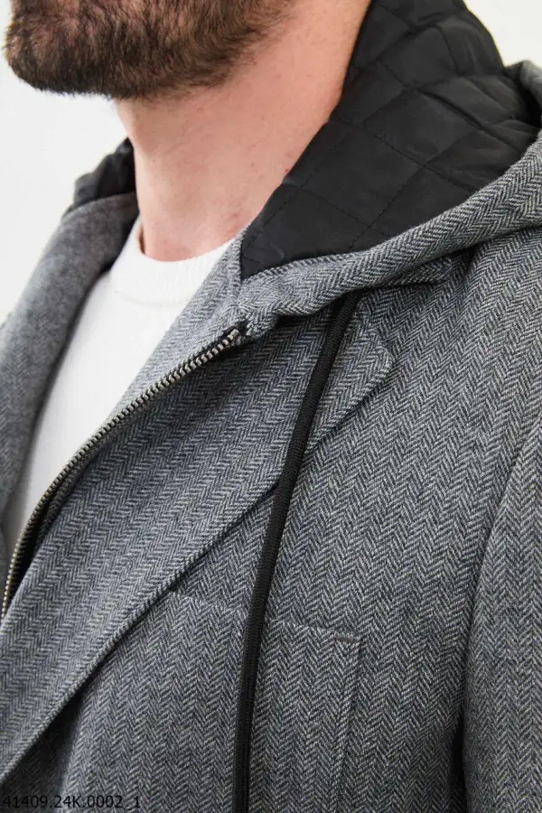 Slim Fit Hood Blazer