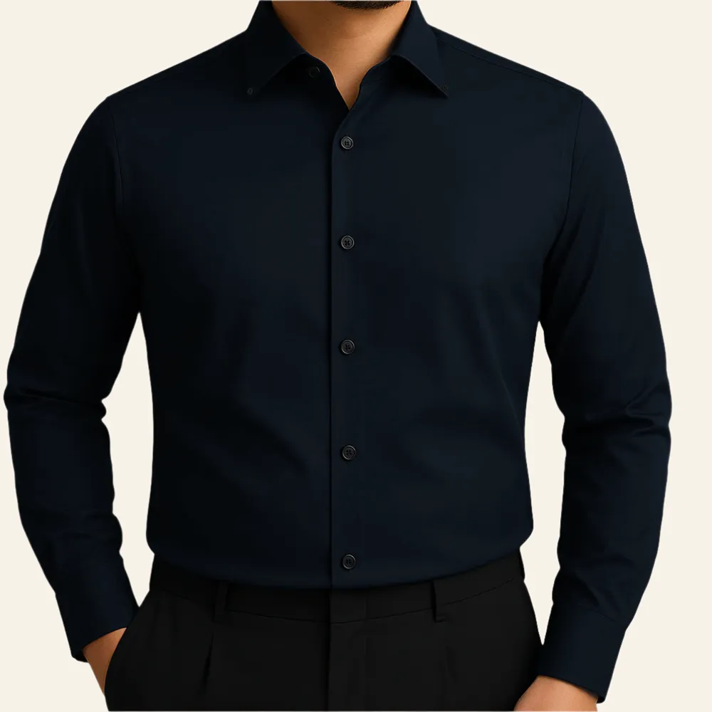 Contemporary Micro Stretch Men's Formal Shirt