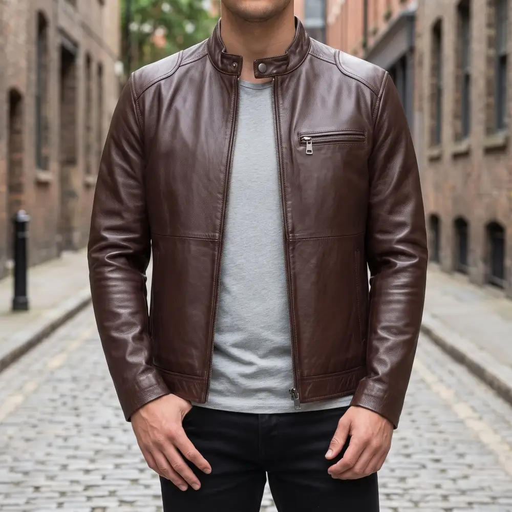 Biker Bomber Motorcycle Jacket