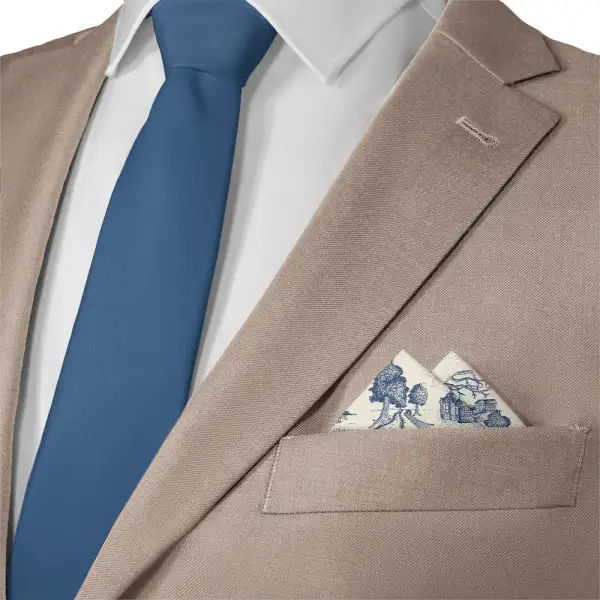 Crisp Graceful Suit Pocket Square