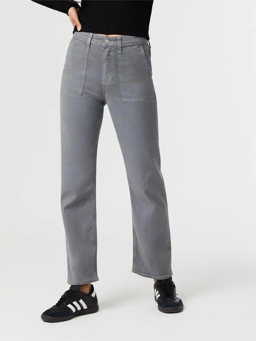 Front Pocket Straight Leg Pants