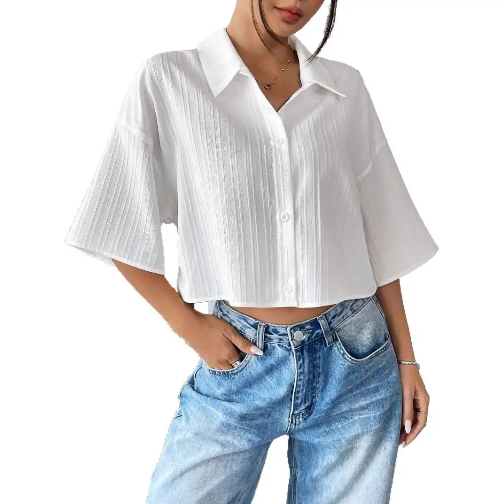 Elevated Casual Pleated Oversized Blouse