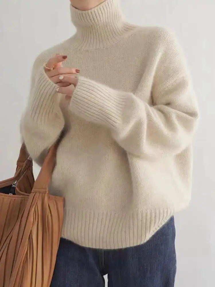 High Neck Warm Sweater