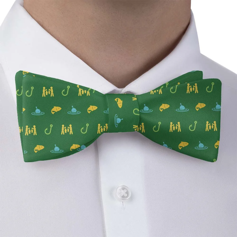 Fishing with Friends Pattern Bow Tie