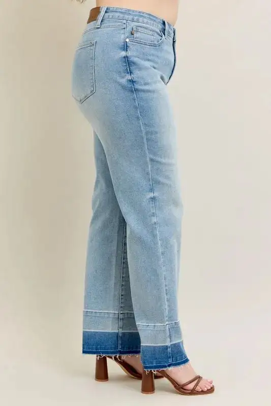 Subtle Texture Knit Denim Jeans