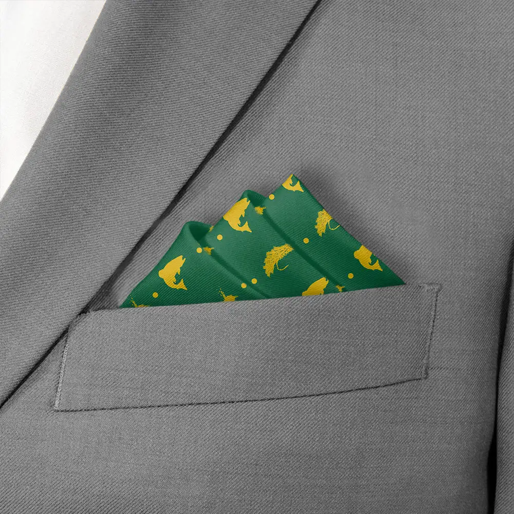 Modern Dapper Hobby Motif Sports Motif Pocket Square