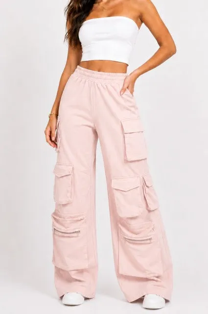 Relaxed Comfy Big Pockets Cargo Pants