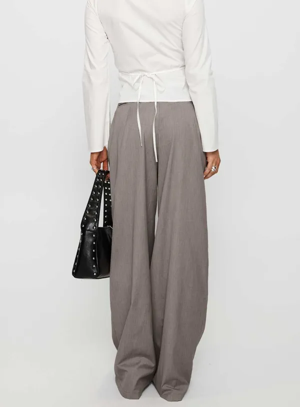 Drape Just Wide Leg Pants
