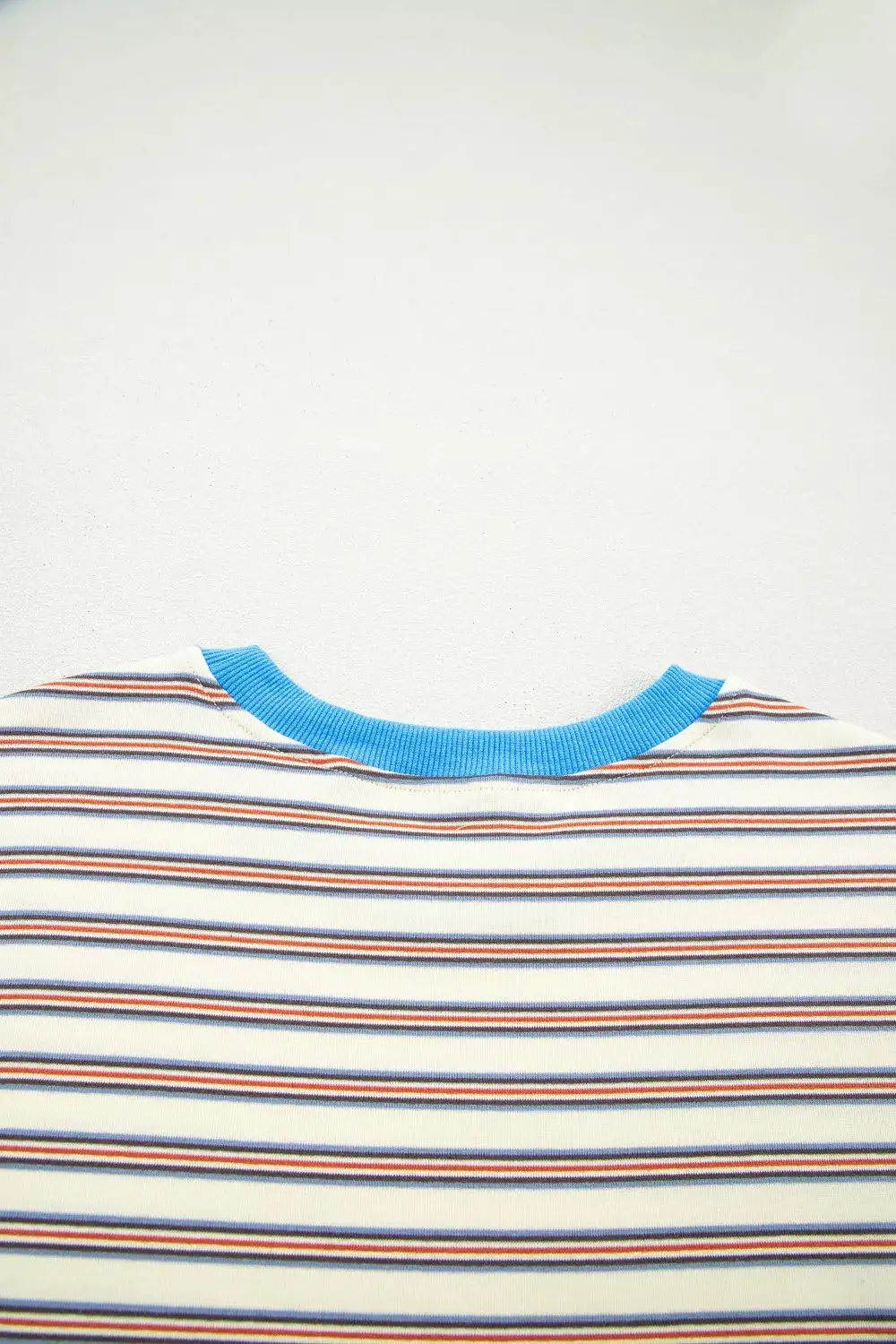 Striped Drop Shoulder Mini Dress