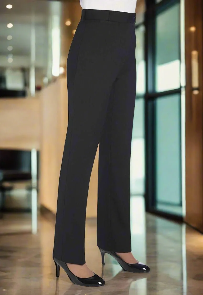 Women's Straight Leg Stretch Suit Trousers