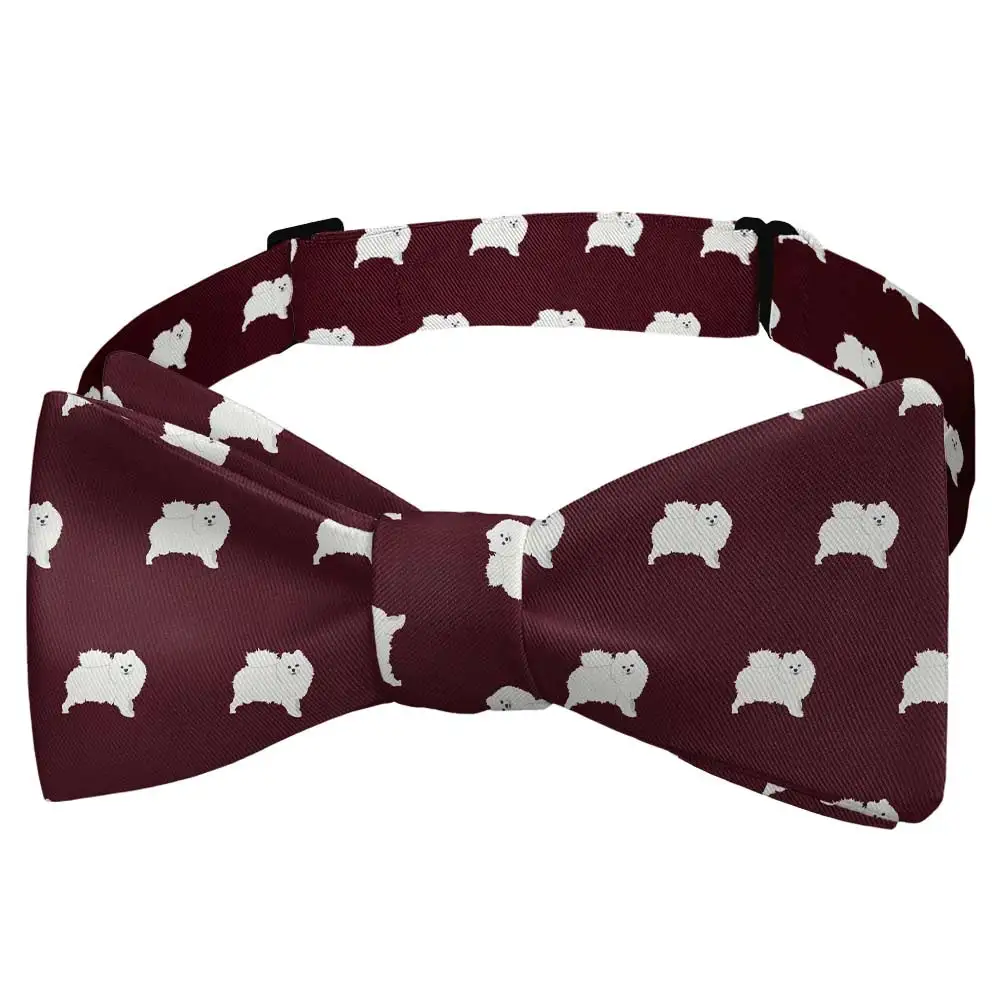 Pomeranian Pattern Bow Tie