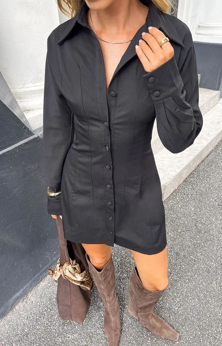 Long Sleeve Long Sleeve Mini Dress