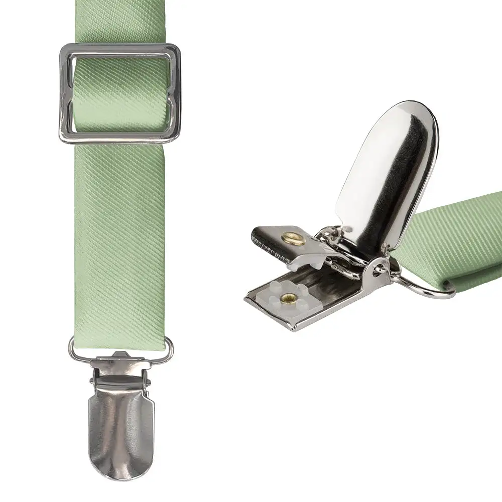 Bold Refined Solid Tone Suspenders