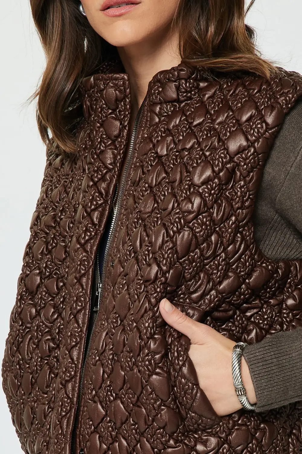 Diamond Quilted Puffer Vest