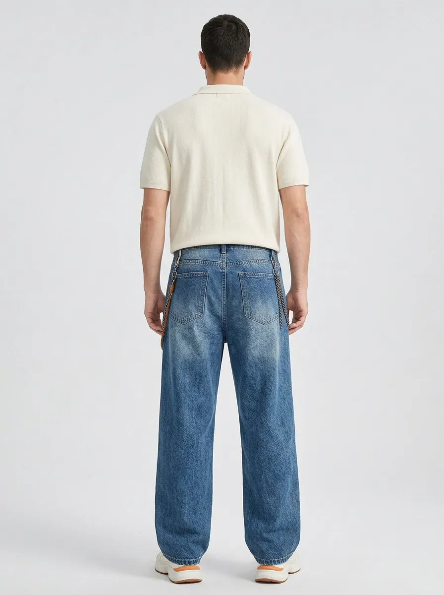 Men's Streetwear Graffiti Tribal Jeans