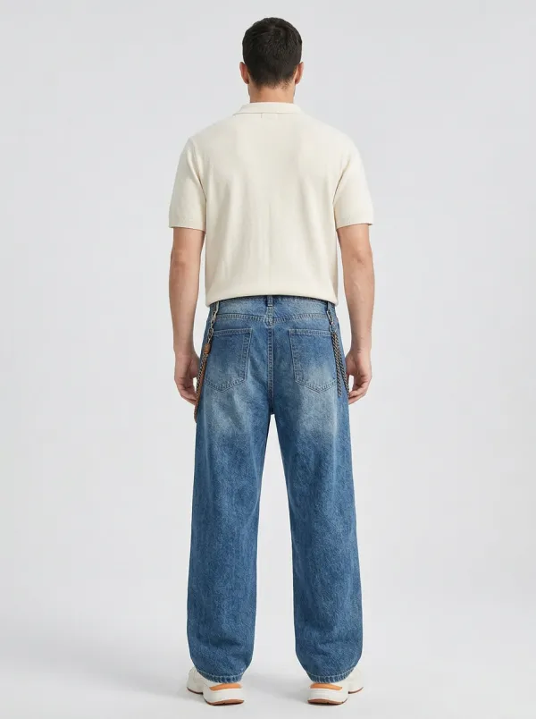 Men's Streetwear Graffiti Tribal Jeans