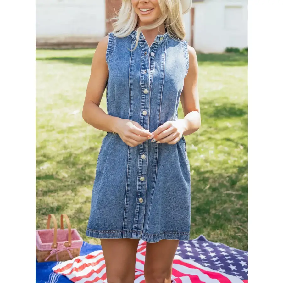 Understated Belted Casual Dress