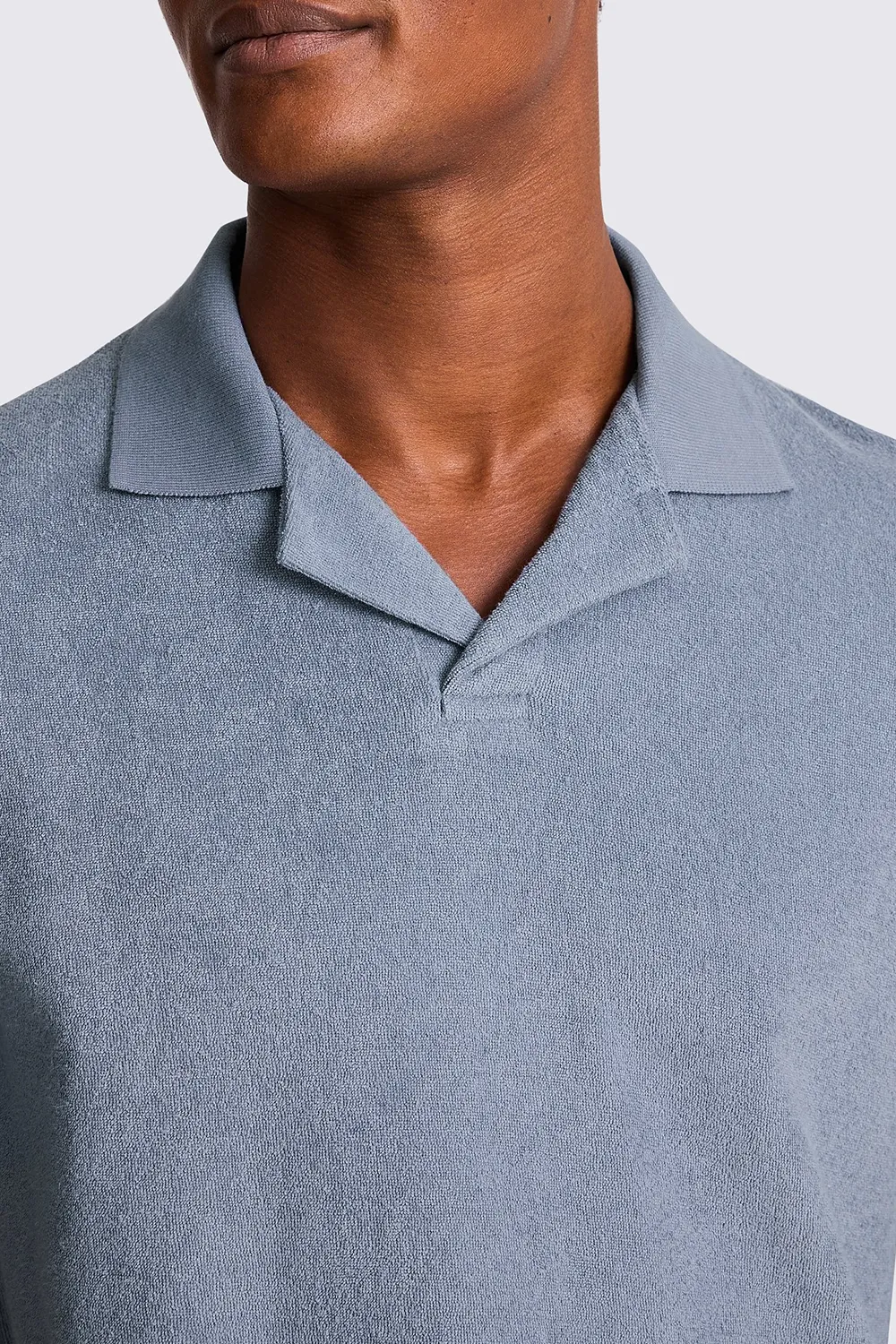 Men'sTaupe Captain-Collar Polo Shirt