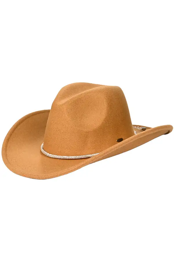Rhinestone Vegan Cowboy Hat