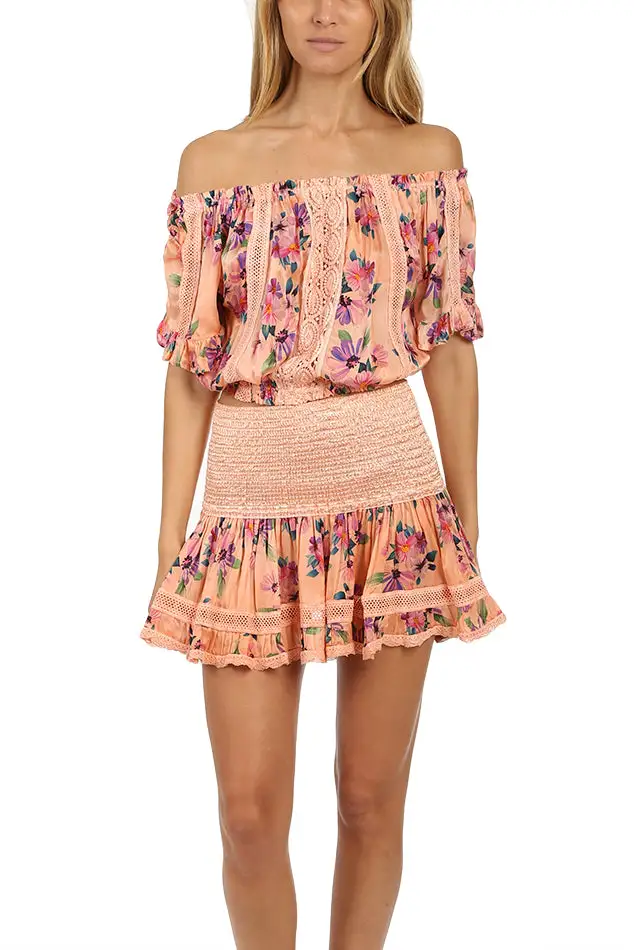 Floral Silk Tank Top