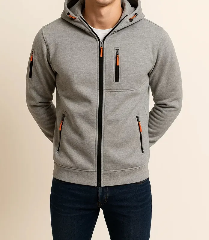 Zip Front Hoodie