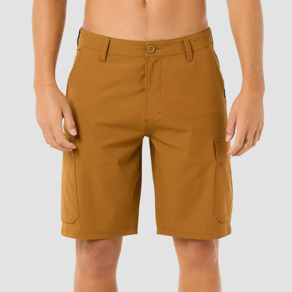 Relaxed Stretch Pocket Cargo Shorts