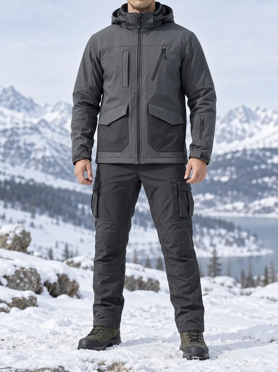 All Day Utility Men's Hooded Tactical Matching Outfit