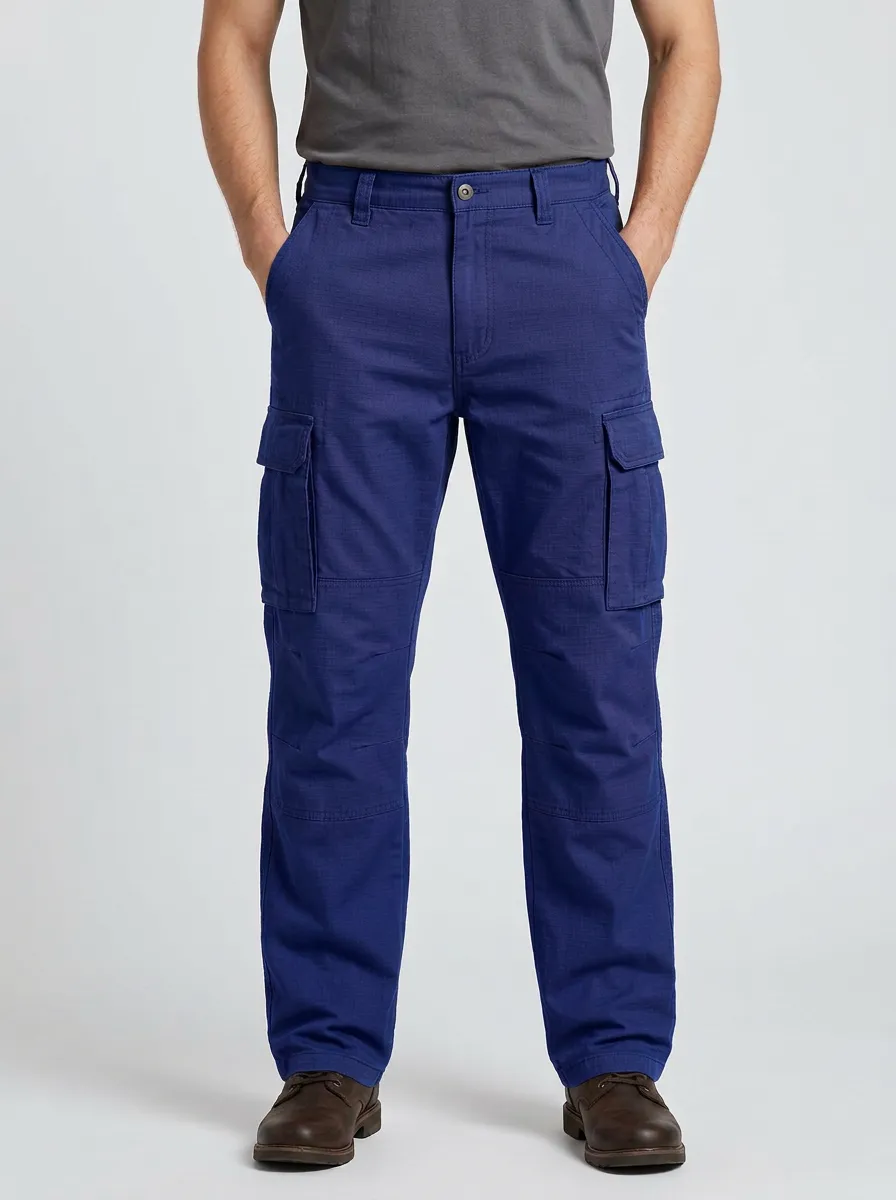 Unisex Rust Multi-Pocket Tactical Work Pants