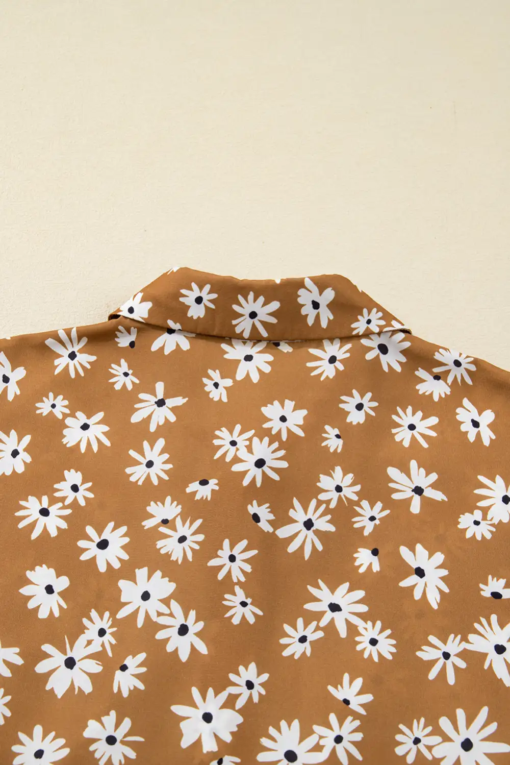 Wearable Cut Floral Printed Split Neck Dress