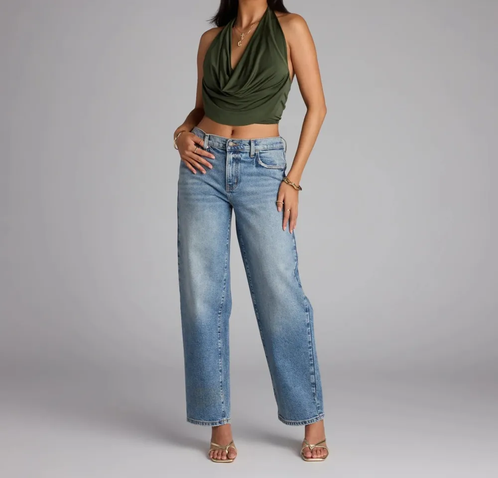 Halter Sleeveless Cropped Top